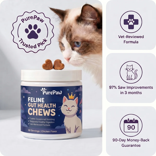 PurePaw™ Feline Darmgesundheits-Kaubonbons