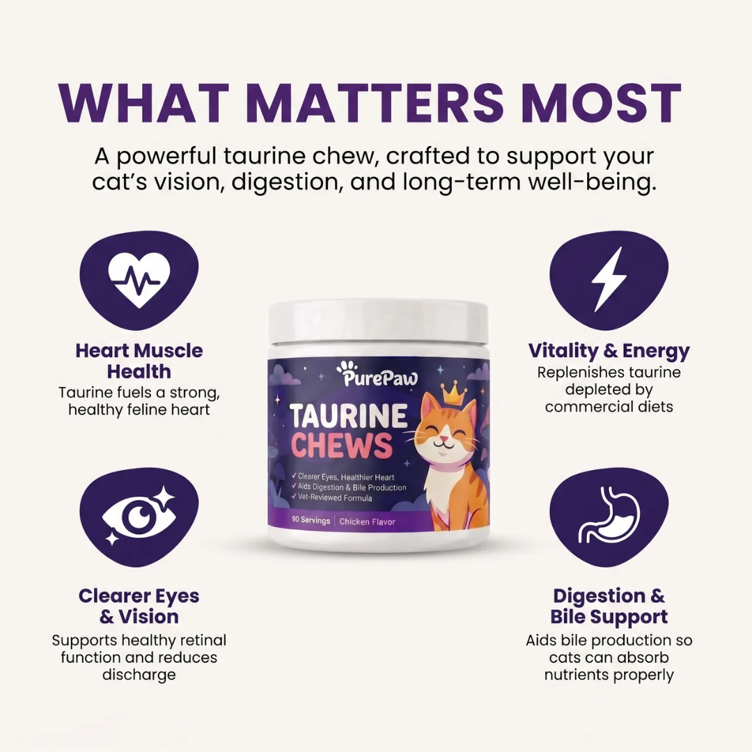 PurePaw™ Taurin-Kaubonbons