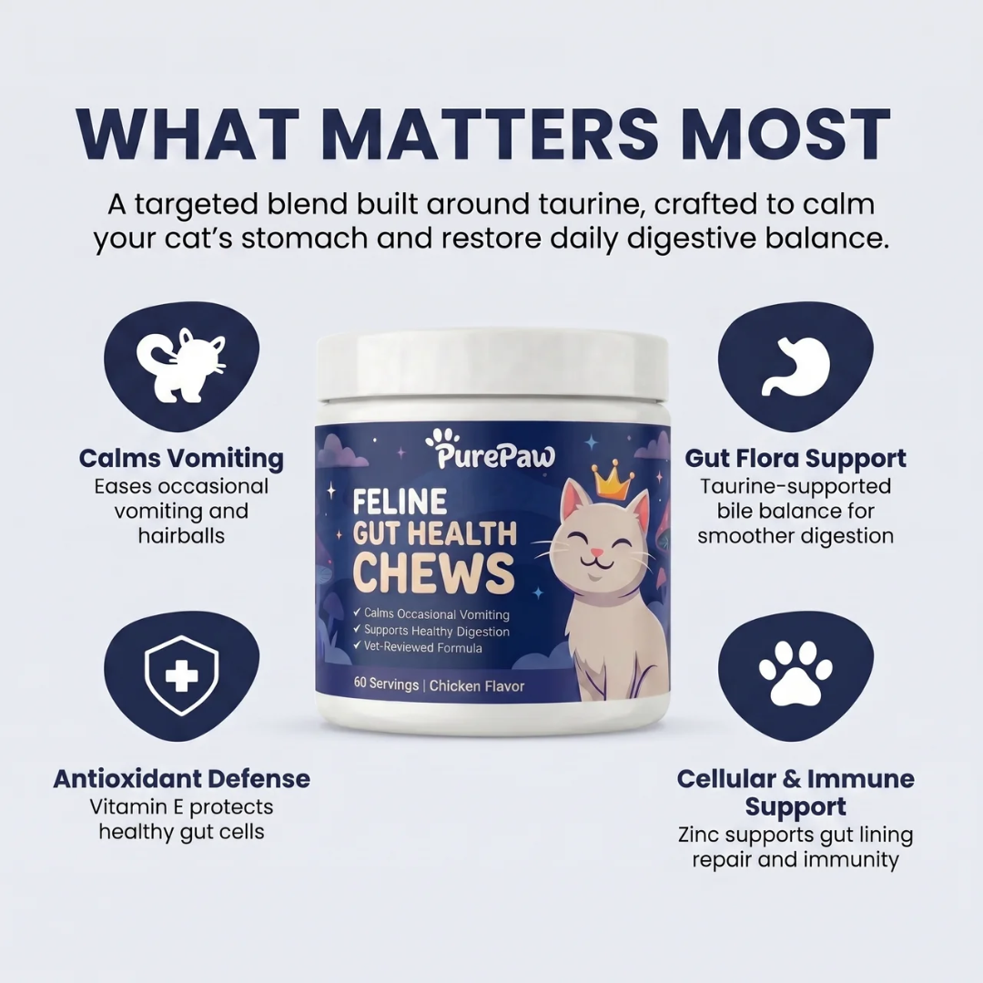 PurePaw™ Feline Darmgesundheits-Kaubonbons